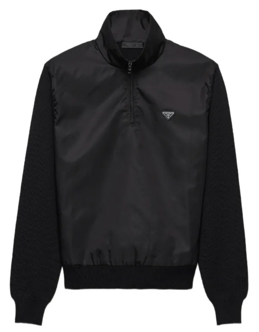 Prada half-zipper sweater