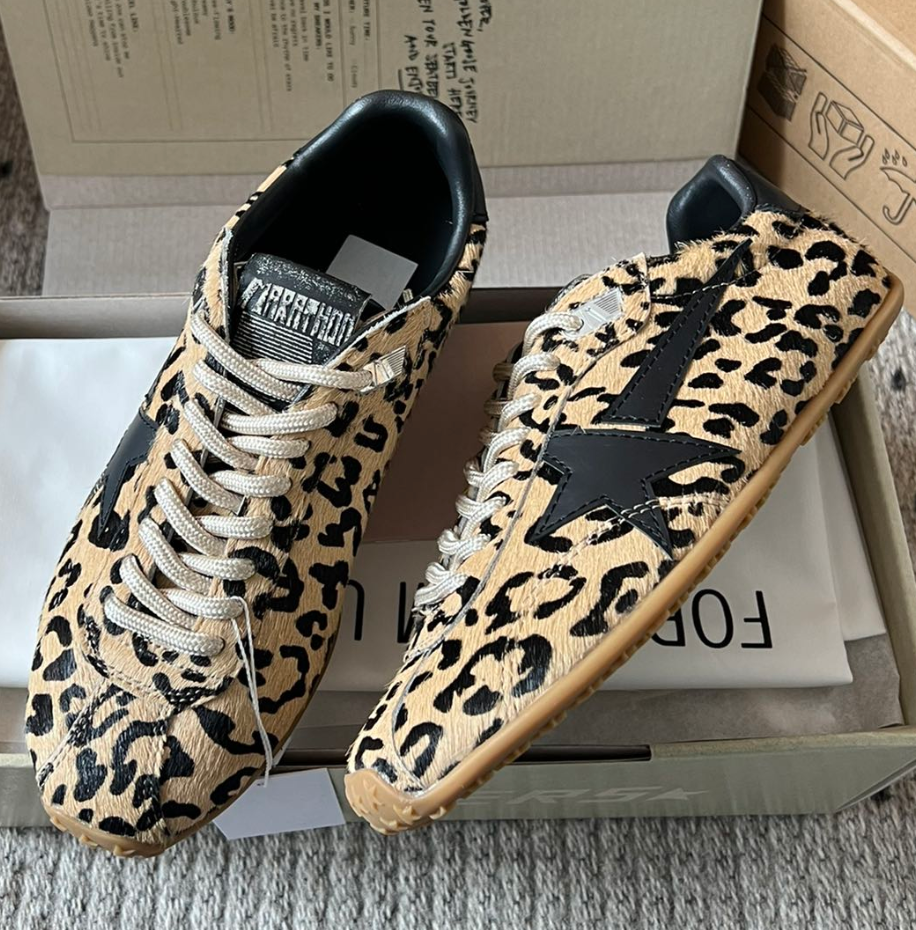 GGDB Marathon Speed leopard sneakers