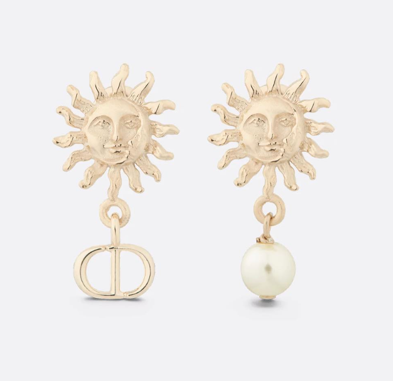 Dior Toile de Jouy Soleil earrings
