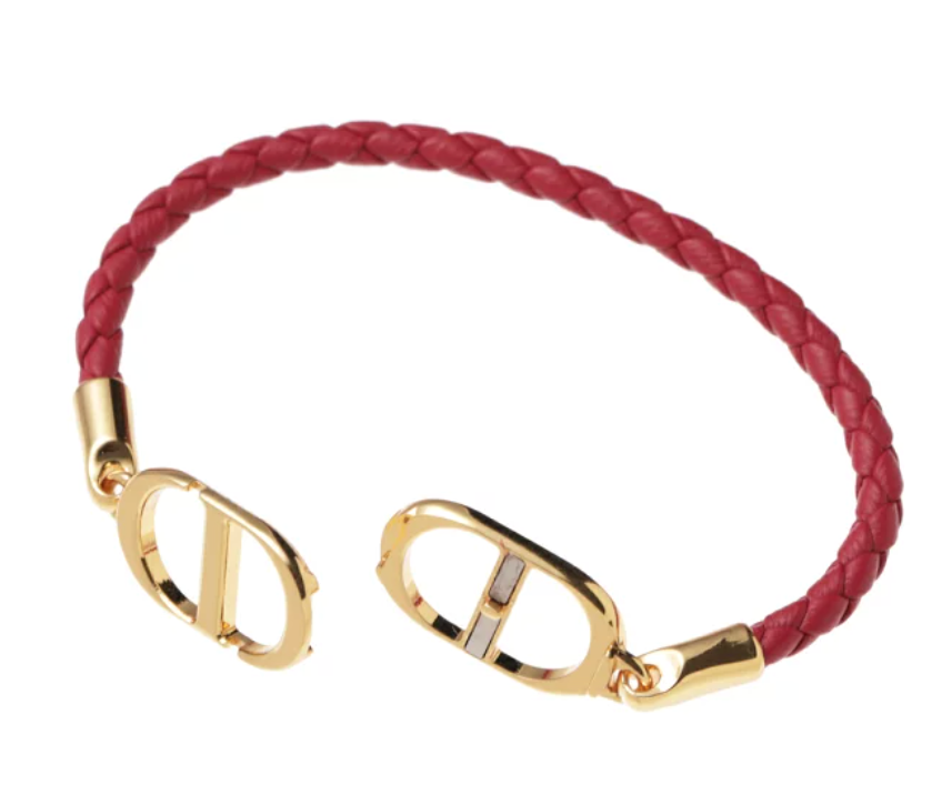 Dior 30 Montaigne Leather Bracelet