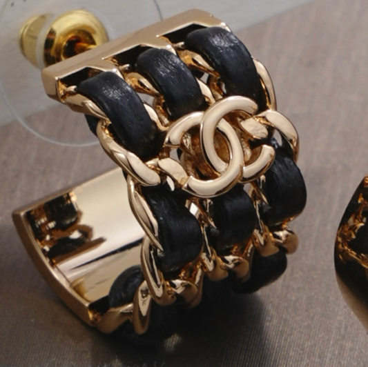 Chanel Hoop Earrings