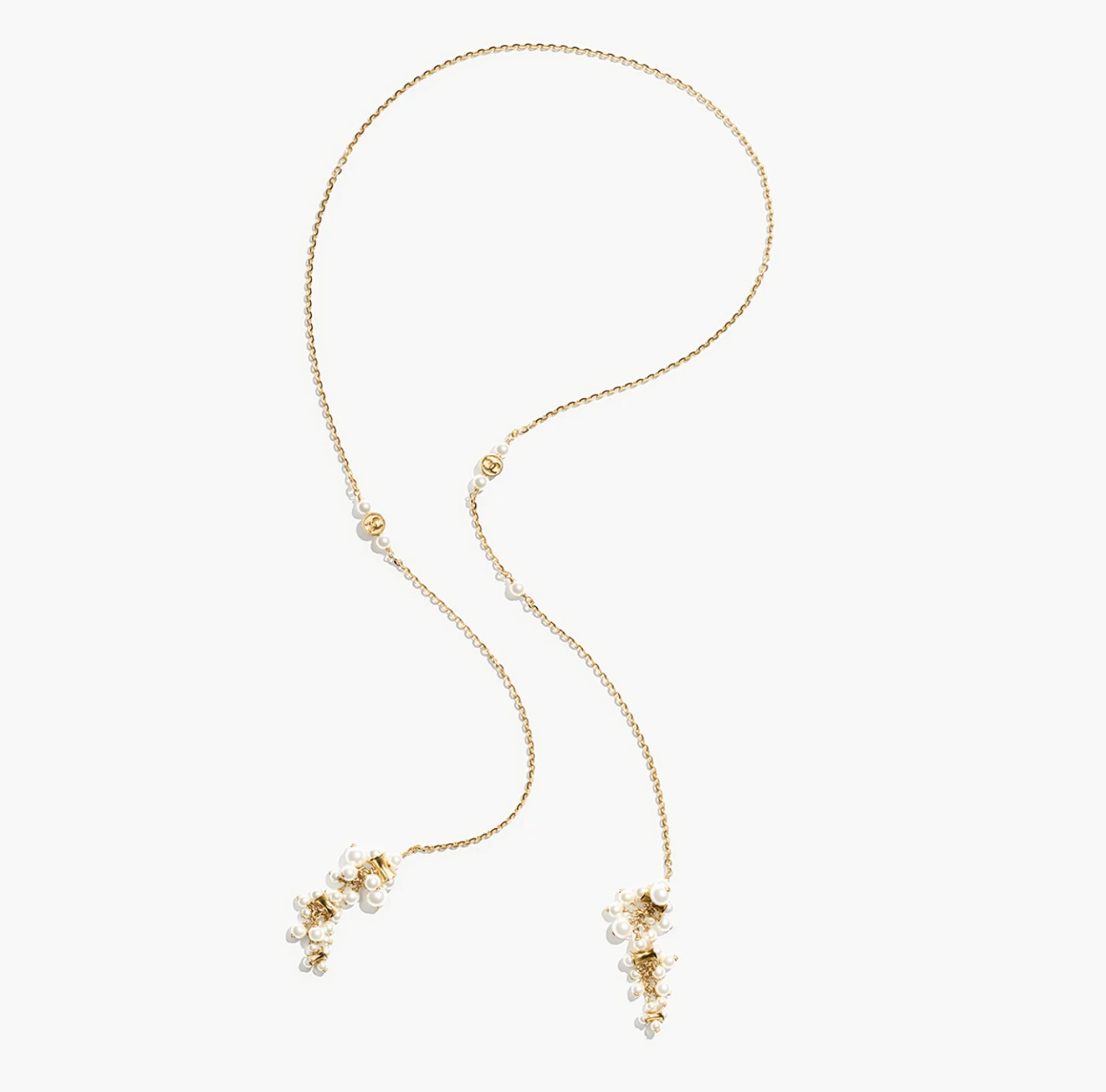 Chanel pearl cluster necklace