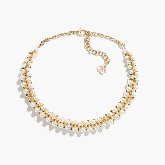 Chanel Pearl Choker Necklace