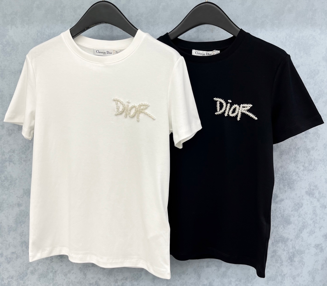 Dior Pearl-Embellished T-shirt