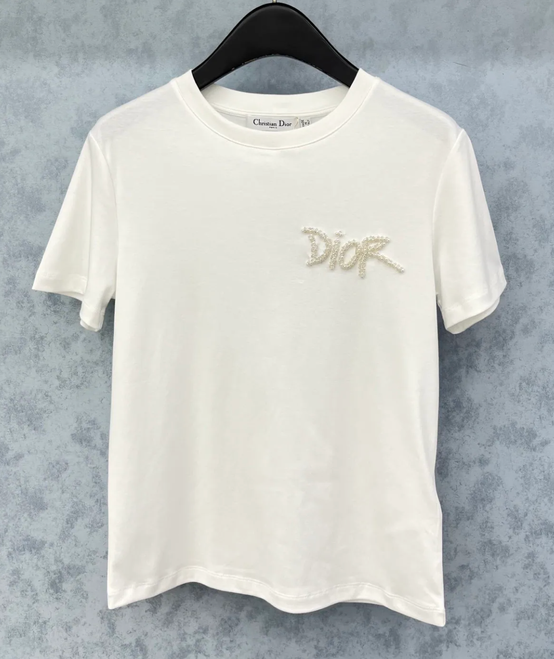 Dior Pearl-Embellished T-shirt