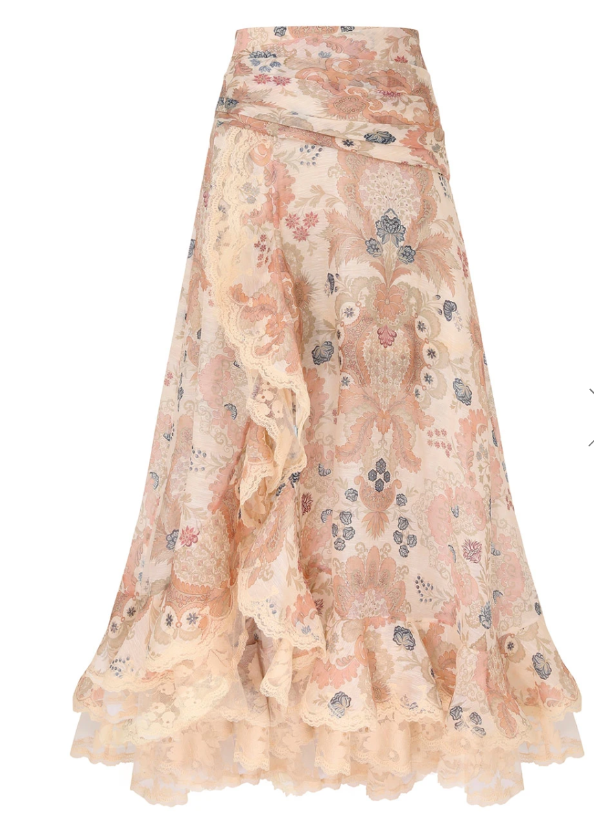 ZIMMERMANN Rebellion Lace Maxi Skirt