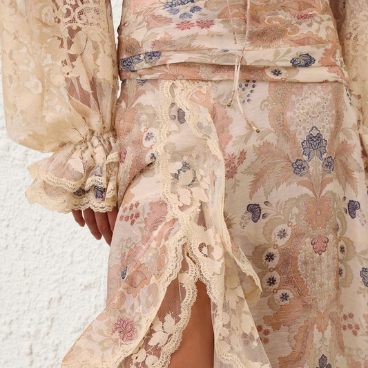 ZIMMERMANN Rebellion Lace Maxi Skirt