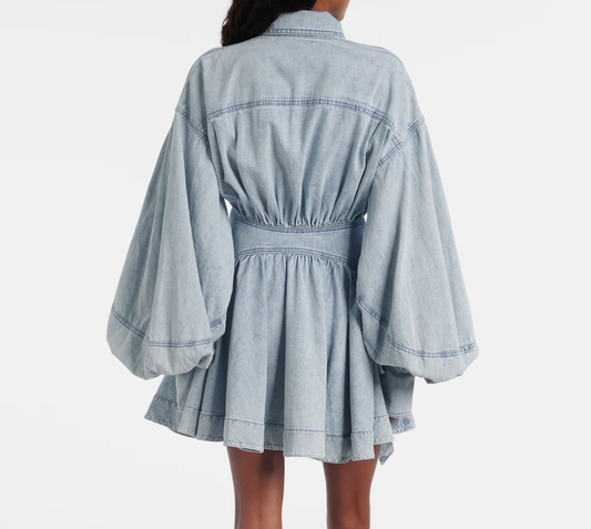 Zimmermann Rebellion denim minidress