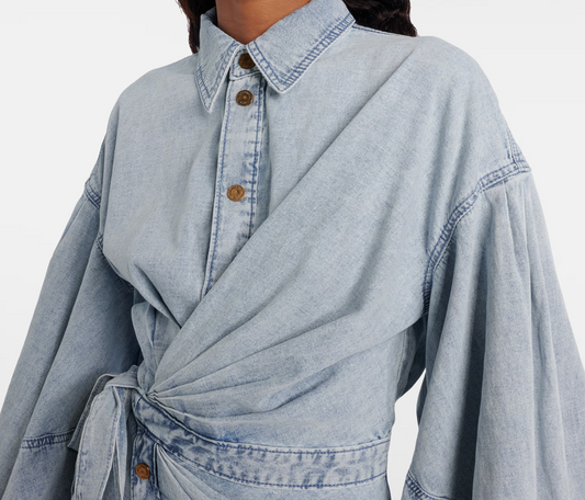 Zimmermann Rebellion denim minidress