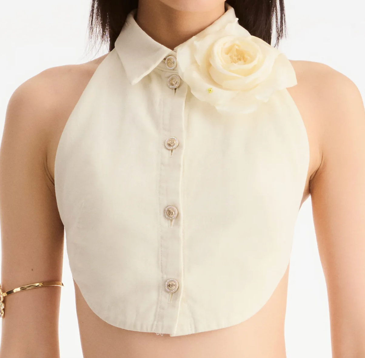 Chanel Denim Light Yellow Top