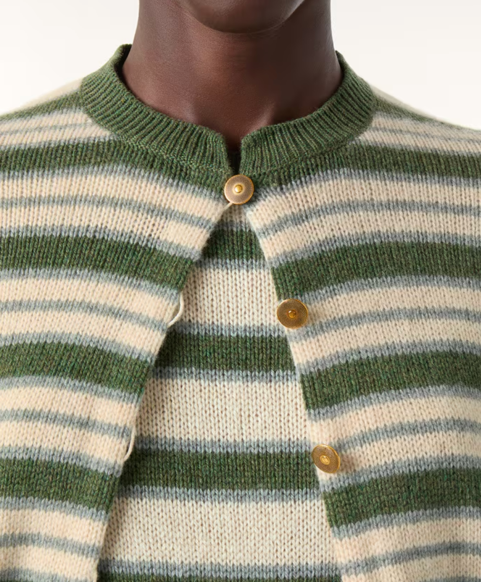 Fobello Stripes Cardigan