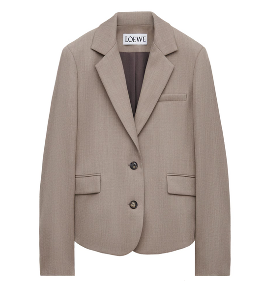LOEWE Wool Buckle-Back Blazer