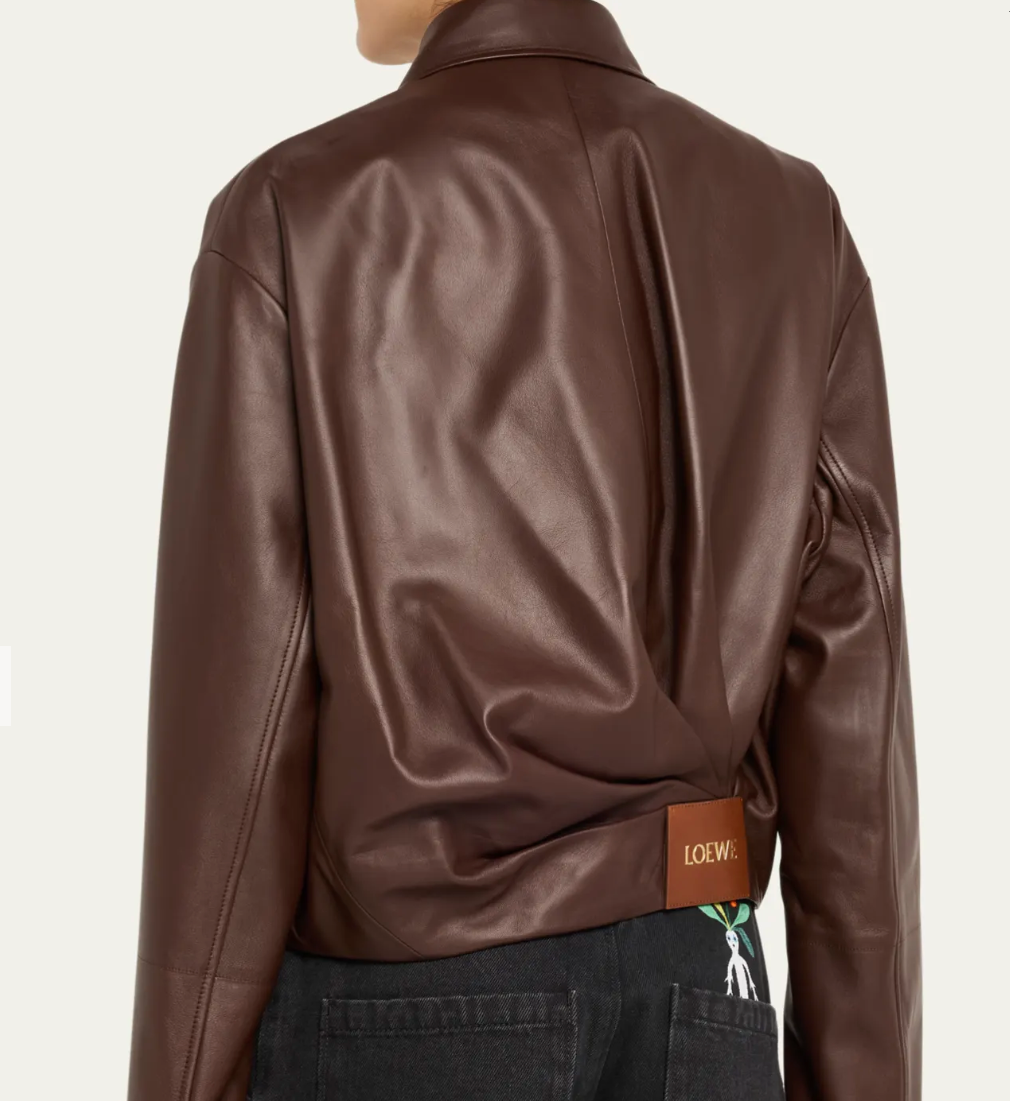 Loewe Leather Blouson Jacket