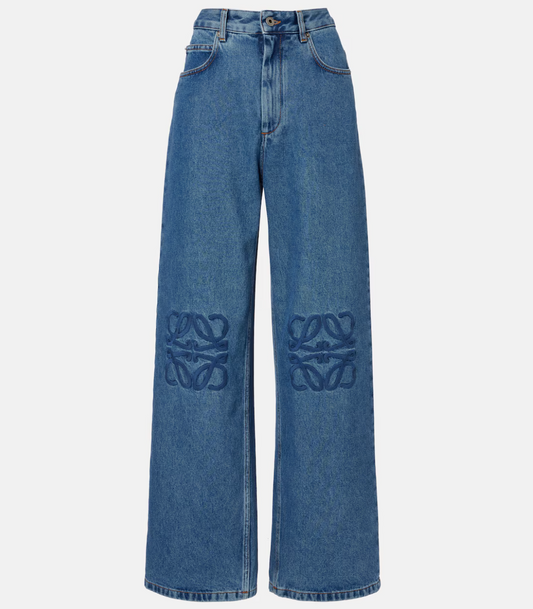 Loewe Anagram wide-leg jeans