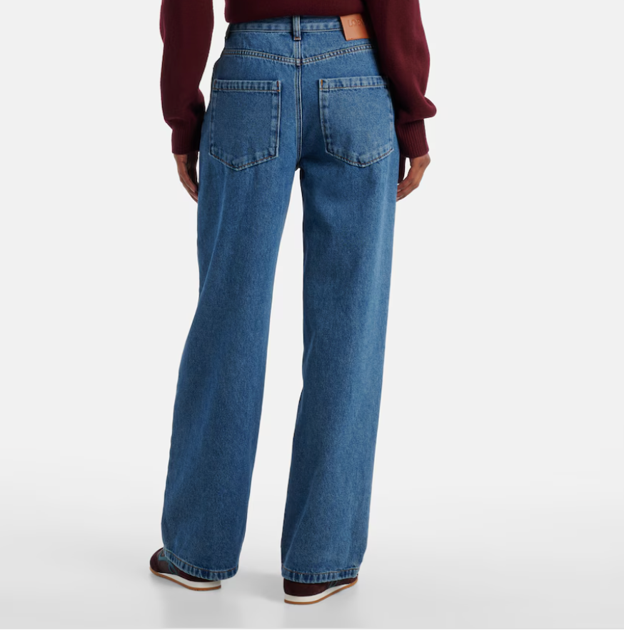 Loewe Anagram wide-leg jeans