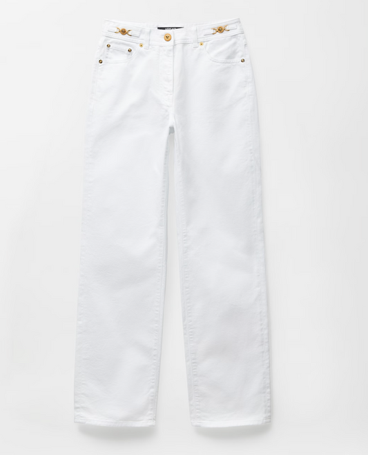 Versace White Denim Jeans