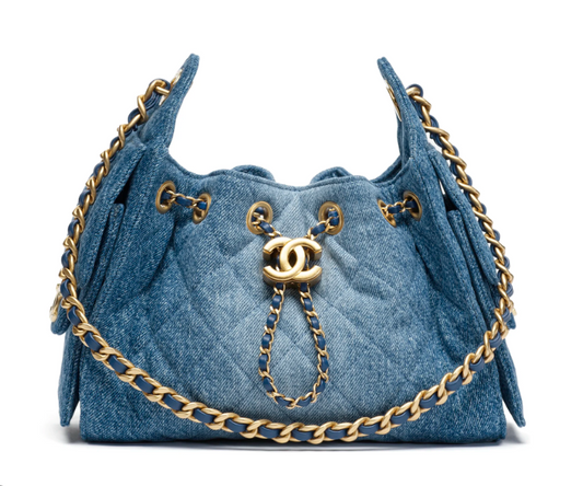 CHANEL 25 Mini Handbag Denim