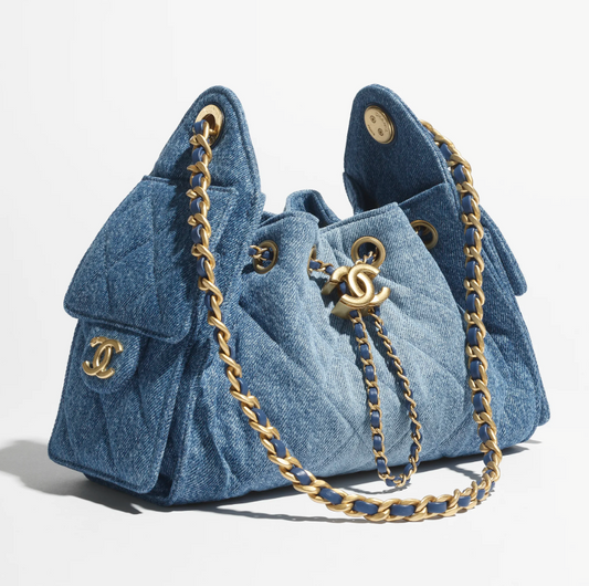 CHANEL 25 Mini Handbag Denim