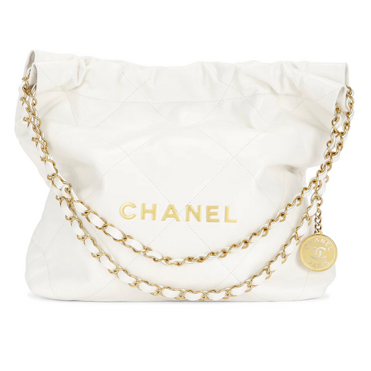 Chanel Calfskin Small 22 Tote Bag