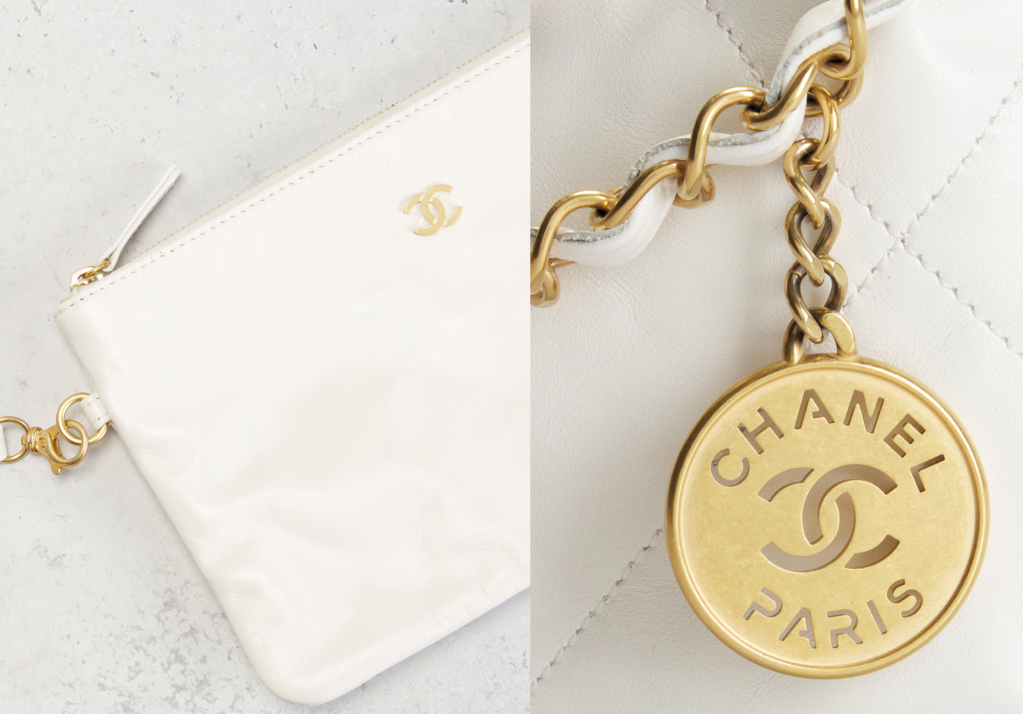 Chanel Calfskin Small 22 Tote Bag