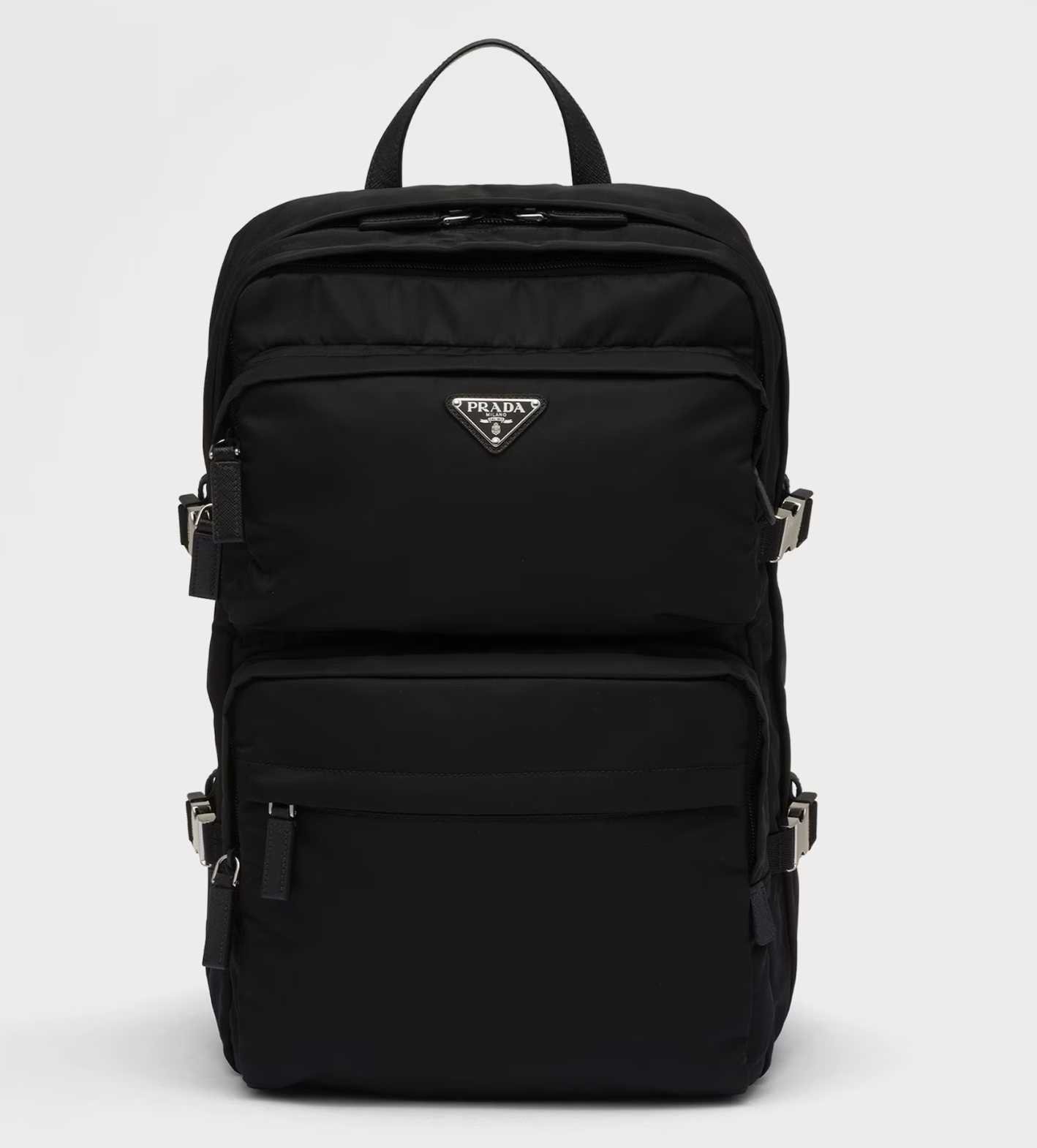 Prada Re-Nylon and Saffiano Leather Backpack