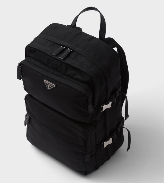 Prada Re-Nylon and Saffiano Leather Backpack