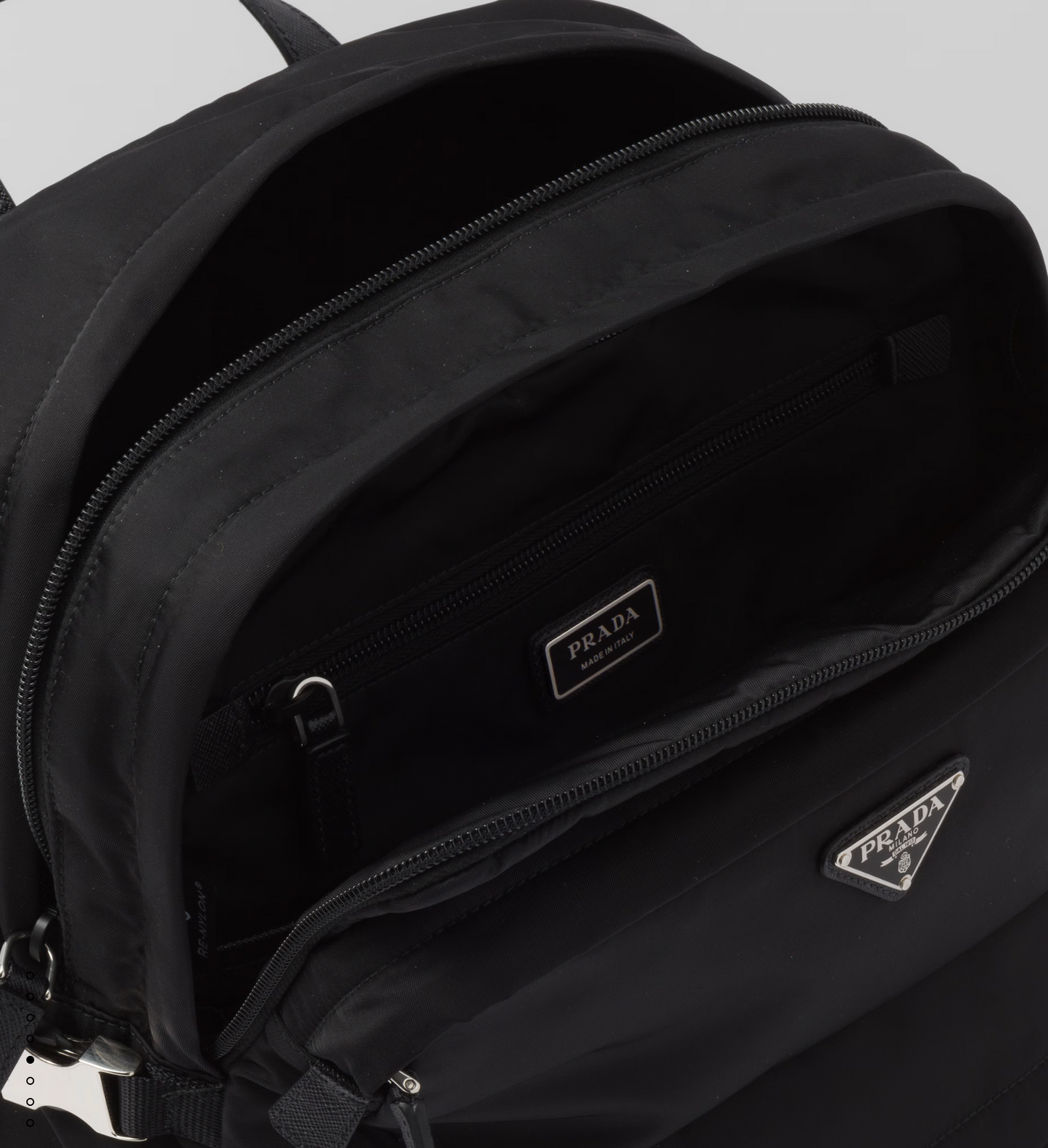 Prada Re-Nylon and Saffiano Leather Backpack