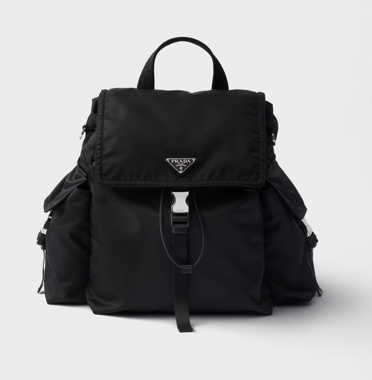 Prada Explore Re-Nylon and leather backpack