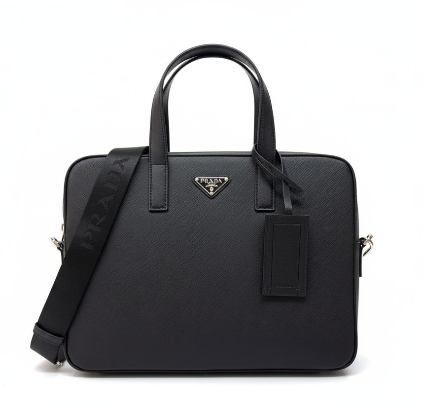Prada Saffiano Leather Briefcase