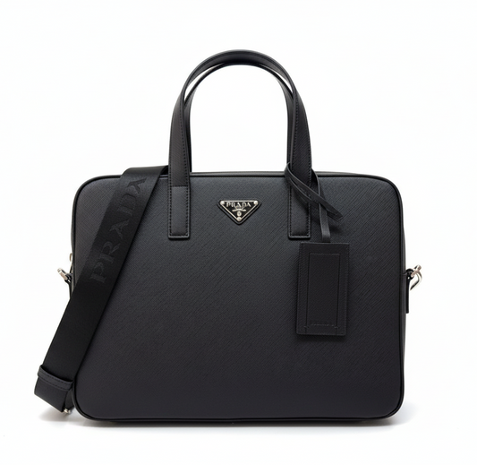 Prada Saffiano Leather Briefcase