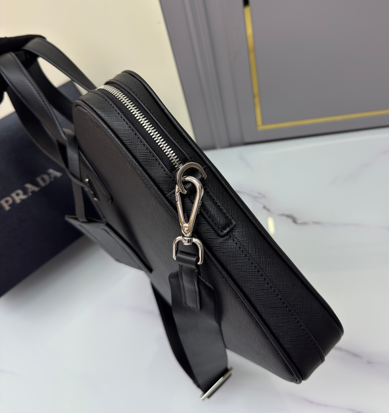Prada Saffiano Leather Briefcase