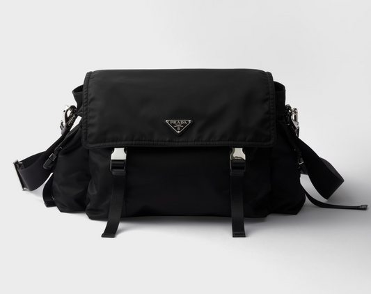 Prada Explore Re-Nylon and leather bag