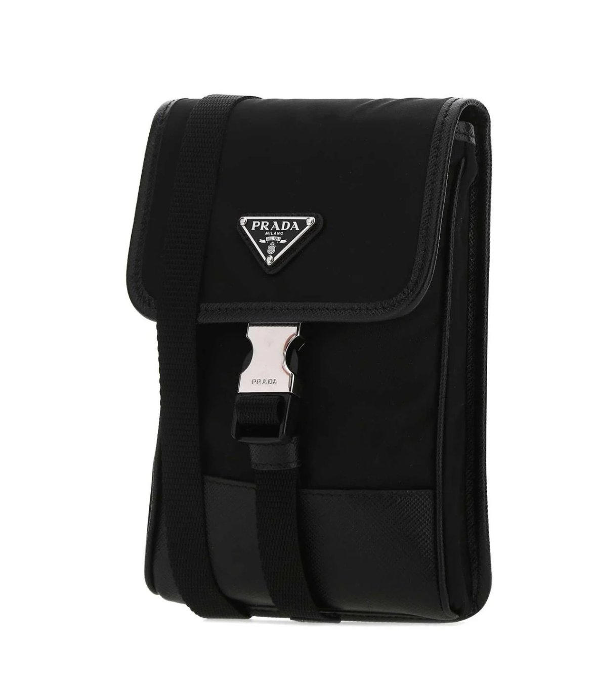 Prada Re-Nylon and Saffiano leather smartphone case