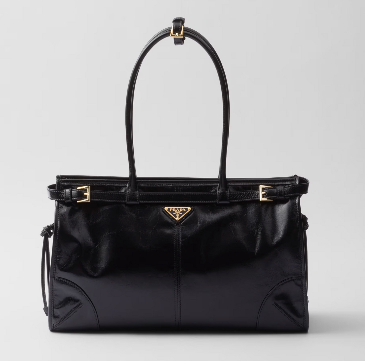 Prada Bonnie large leather handbag