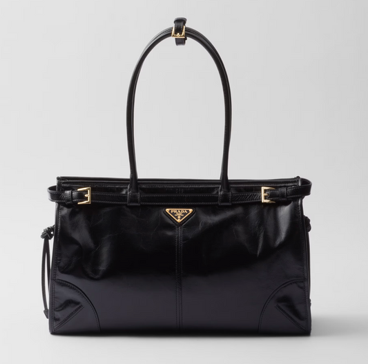 Prada Bonnie large leather handbag