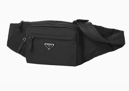 Prada Re-Nylon and Saffiano Leather Belt Bag