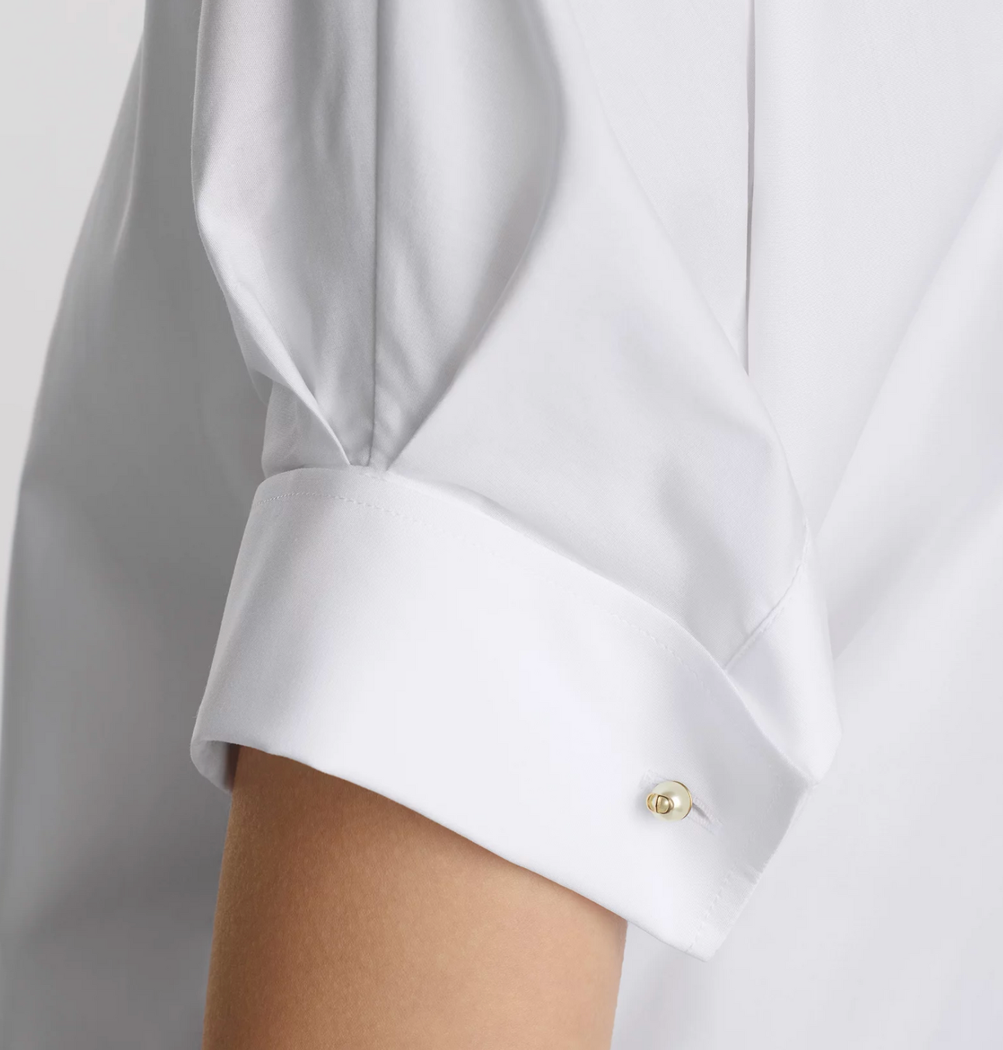 Dior Blouse with Puff Sleeves