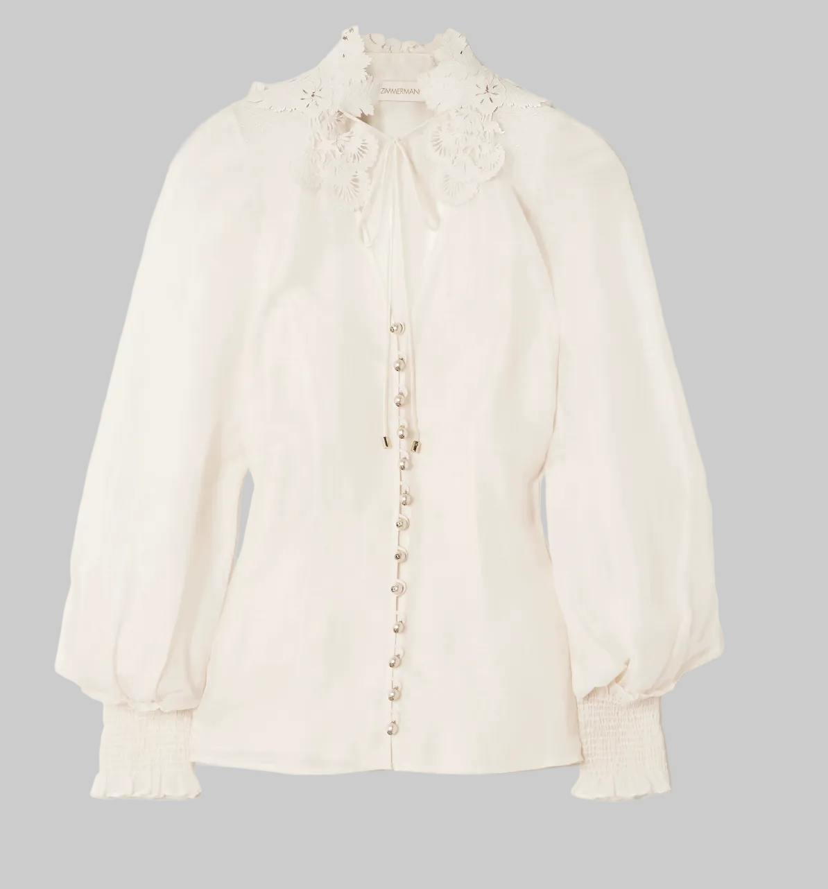Zimmermann Rebellion lace-collar