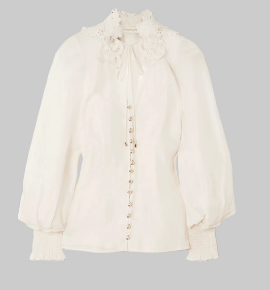 Zimmermann Rebellion lace-collar