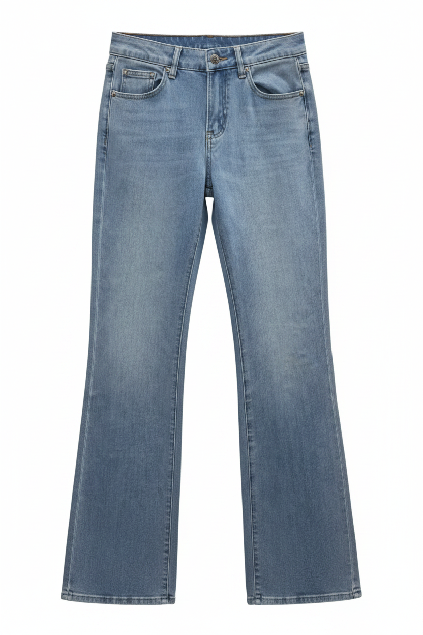 Chanel light-wash denim Jeans