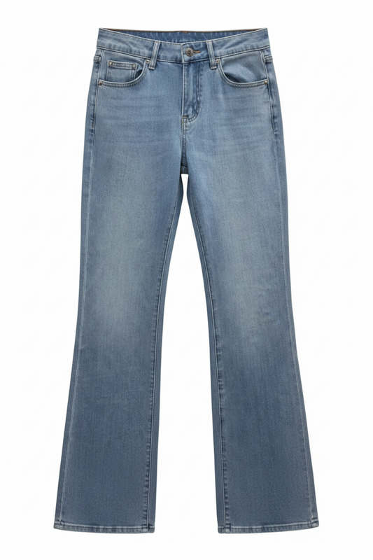 Chanel light-wash denim Jeans