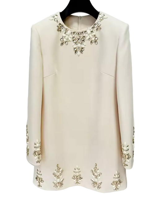 High Street branded ivory mini dress