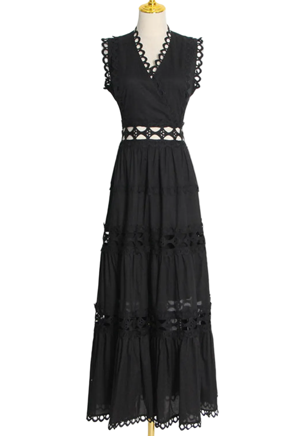Sleeveless maxi dress