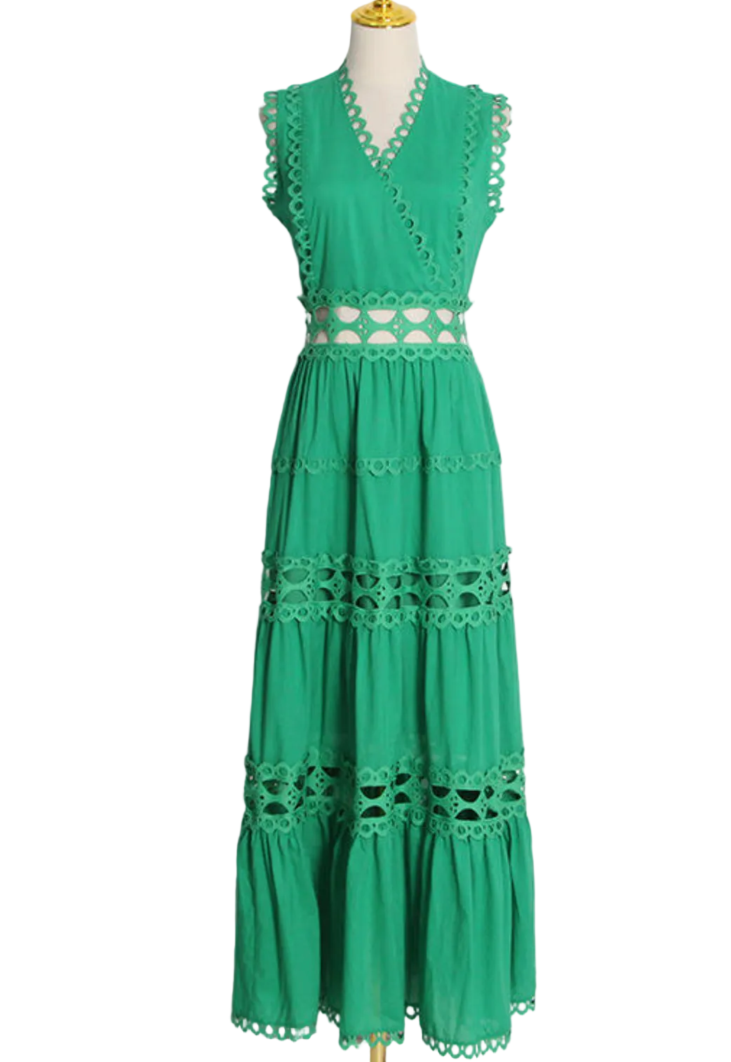 Sleeveless maxi dress