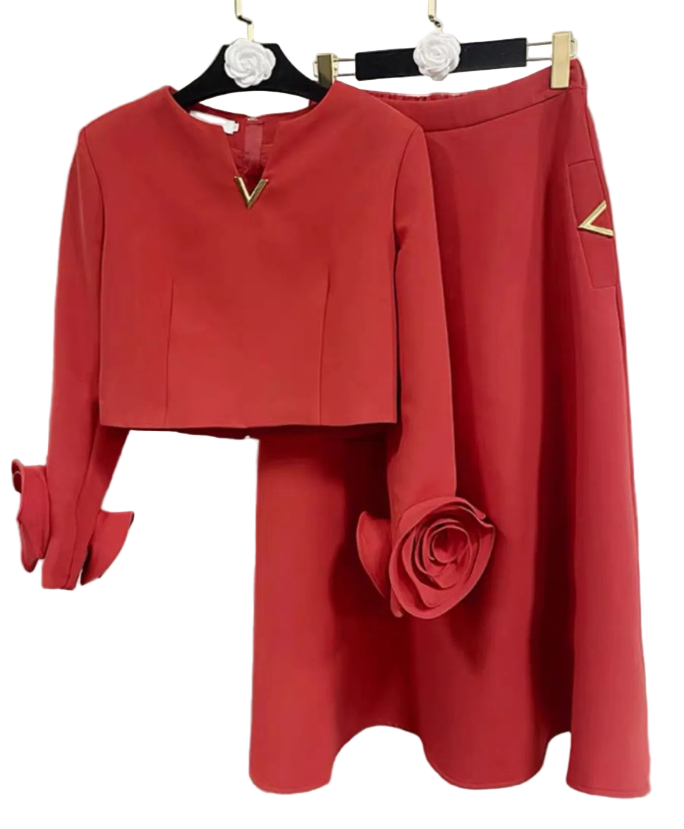 TWOTWINSTYLE V-neck two-piece set