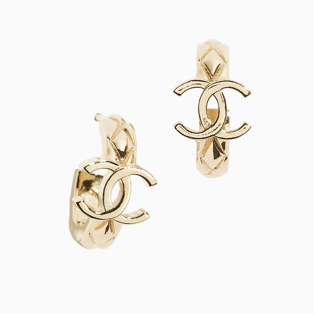 Chanel 26p mini hoop earrings