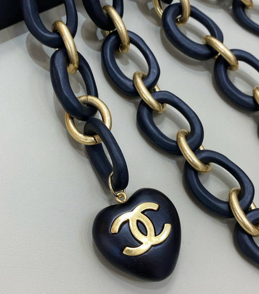 Chanel Vintage Wood Link