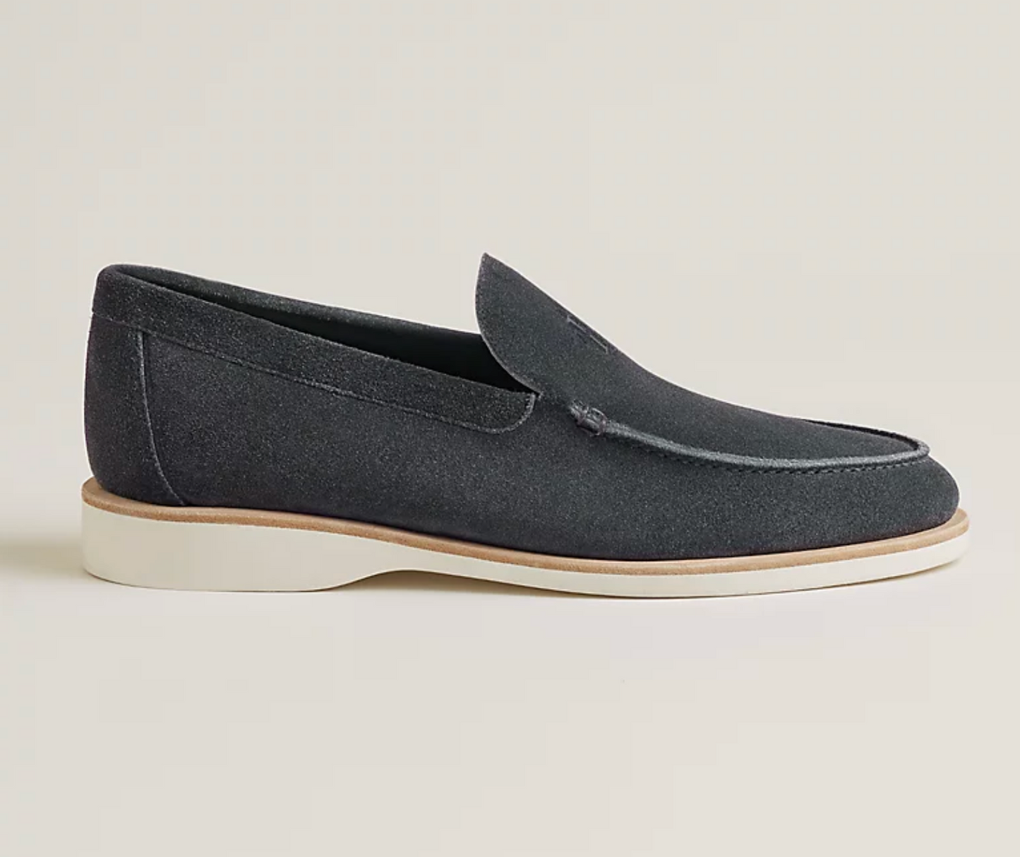 Hermes Low Loafer in Gris Orage Colour