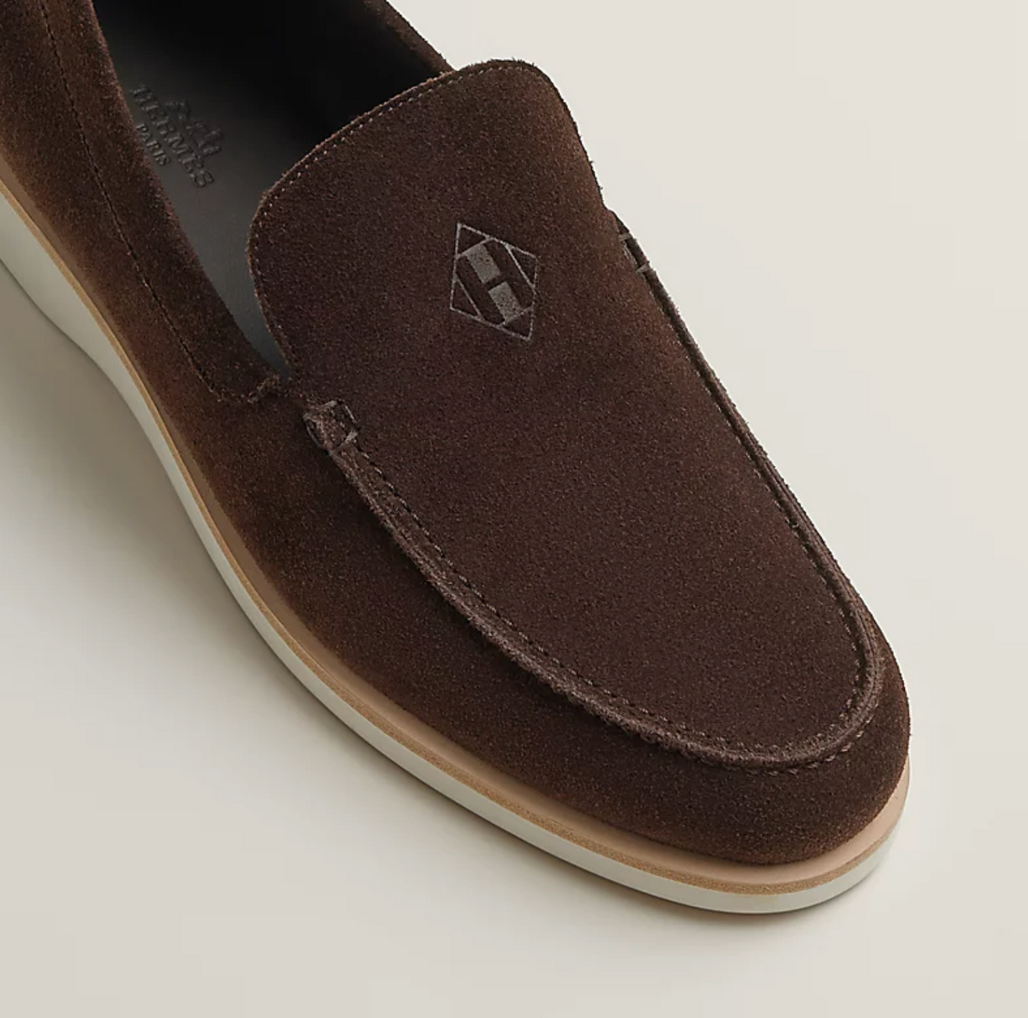 Hermes Loafer in Marron Ébène
