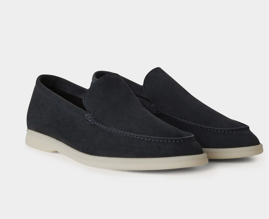 Loro Piana Loafer in Dark Grey Suede